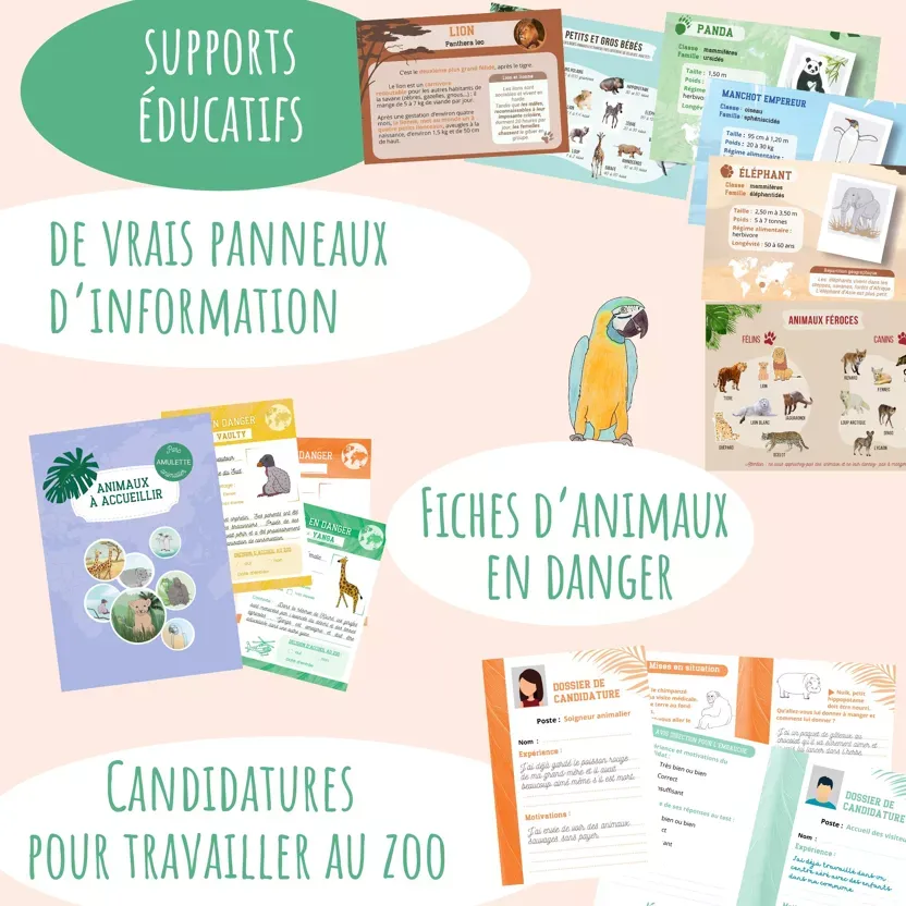 Jeux imitation Mission au ZOO Amulette 6.webp