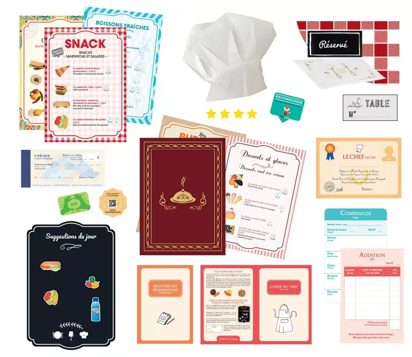 Jeux imitation  Mon premier restaurant Amulette 6.webp