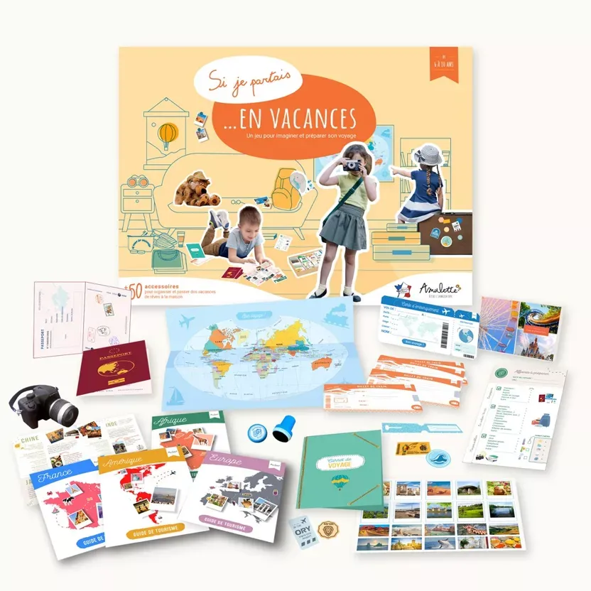 Jeux imitation  Si je partais en vacances Amulette 1.webp