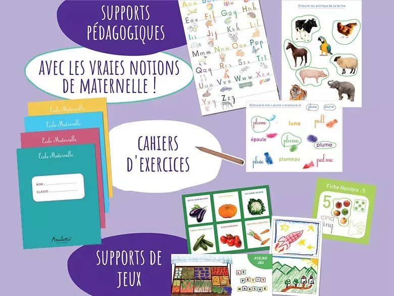 Jeux imitation  Ma première école Amulette 5.webp