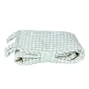 Tapis à langer de voyage vichy olive 5.webp