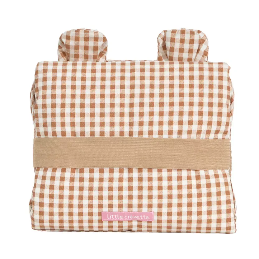 Tapis à langer de voyage vichy Pom pouce 2.webp