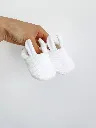 Chaussons Bébé - Gaufré Blanc.webp