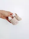 Chaussons Bébé - Gaufré Beige 3.webp
