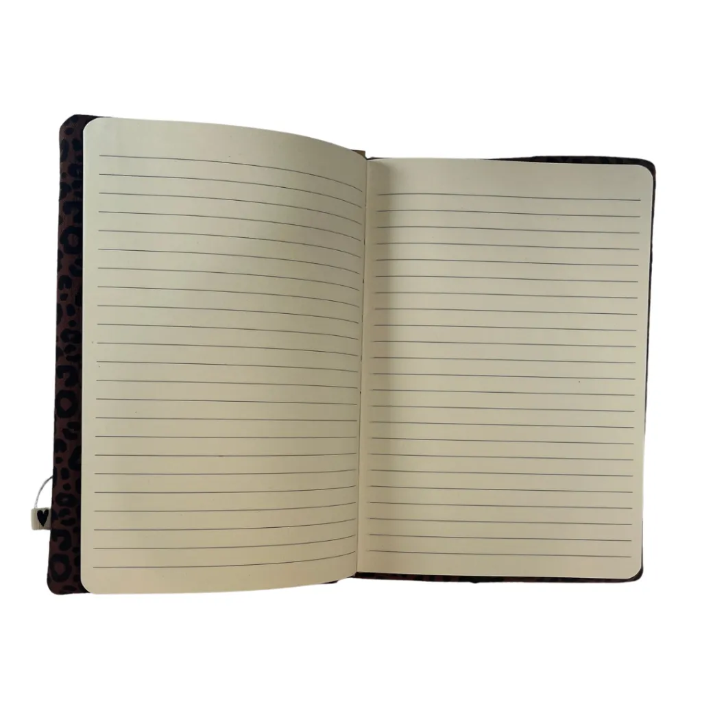 Carnet A5 léopard marron- Mon carnet secret.webp