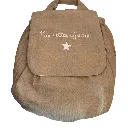Sac à dos personnalisé double gaze  de coton beige_ Mes petites affaires.webp