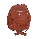 Sac à dos personnalisé double gaze  de coton vieux rose_ Mes petites affaires (2).webp