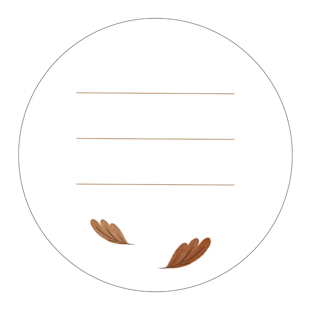 Carte : Card ronde "Félicitations Automne"2.webp