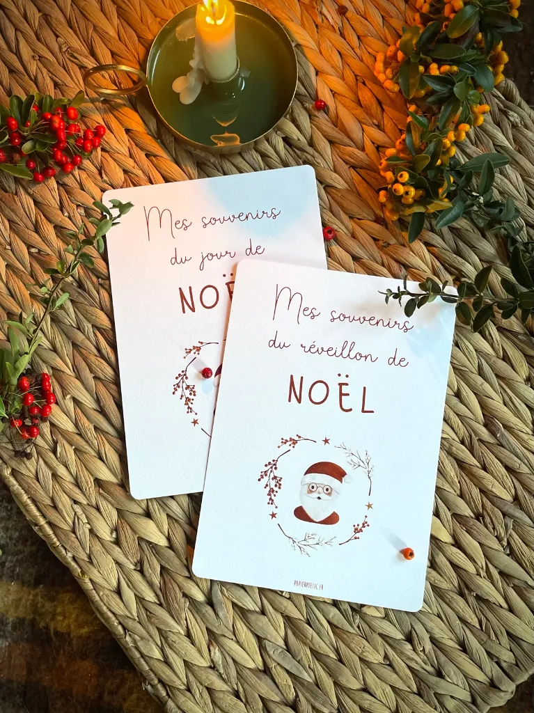 Cartes Souvenirs de Noël "Père Noël"3.webp