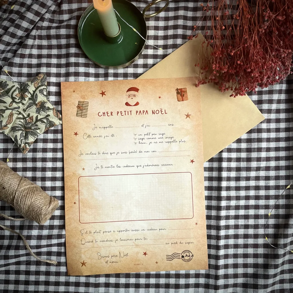 Lettre au père Noël - Papa noël3.webp