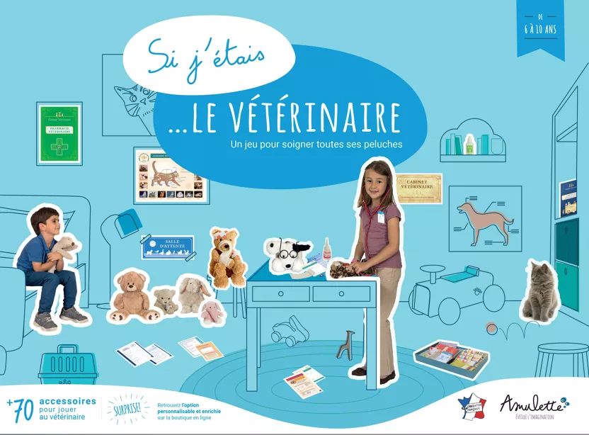 Si j'étais Ie vétérinaire - Jeu d'imitation éducatif