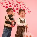 Parapluie coeurs