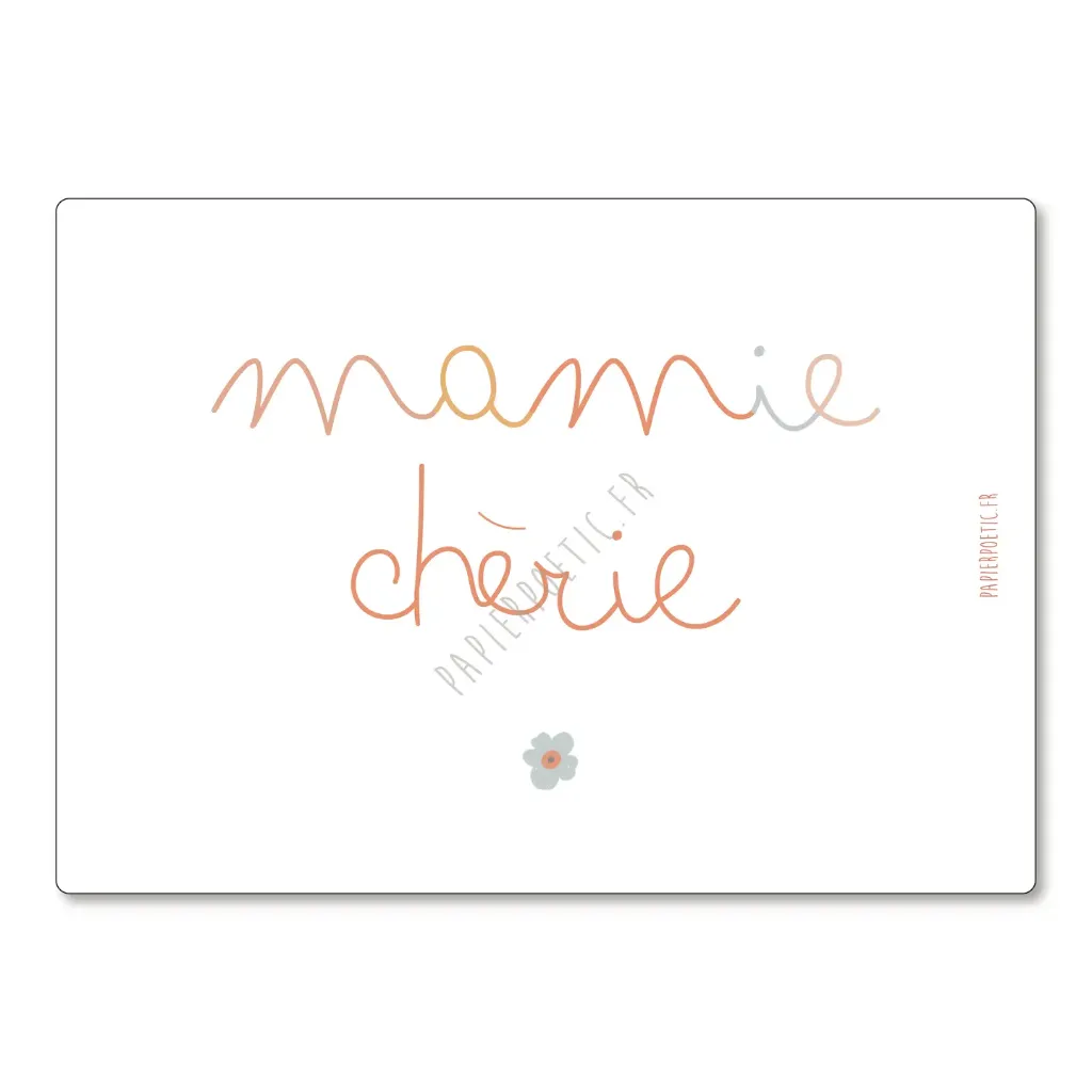 Carte "Mamie chérie"