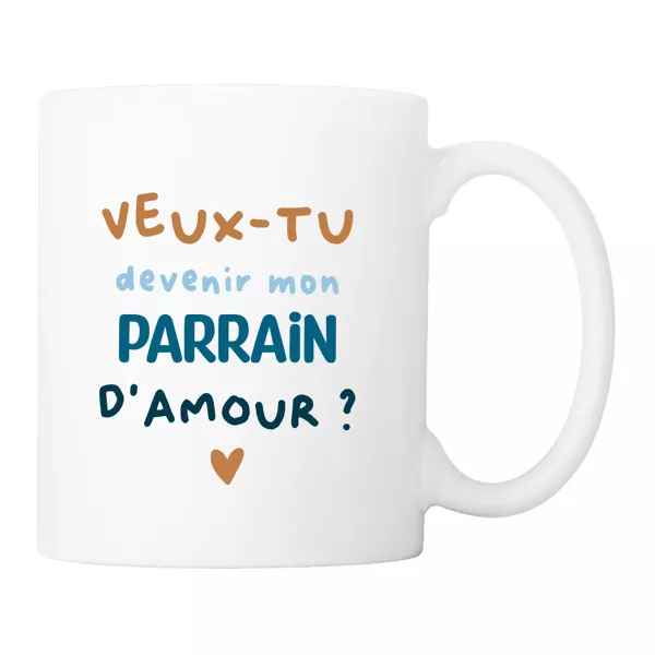 [MLL015] Mug - Veux-tu devenir mon parrain d'amour ?
