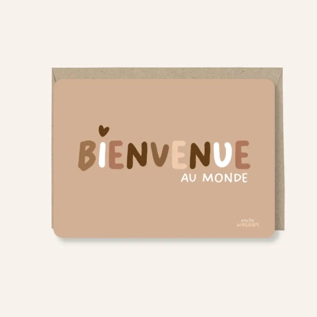 Carte postale A6 - BIENVENUE